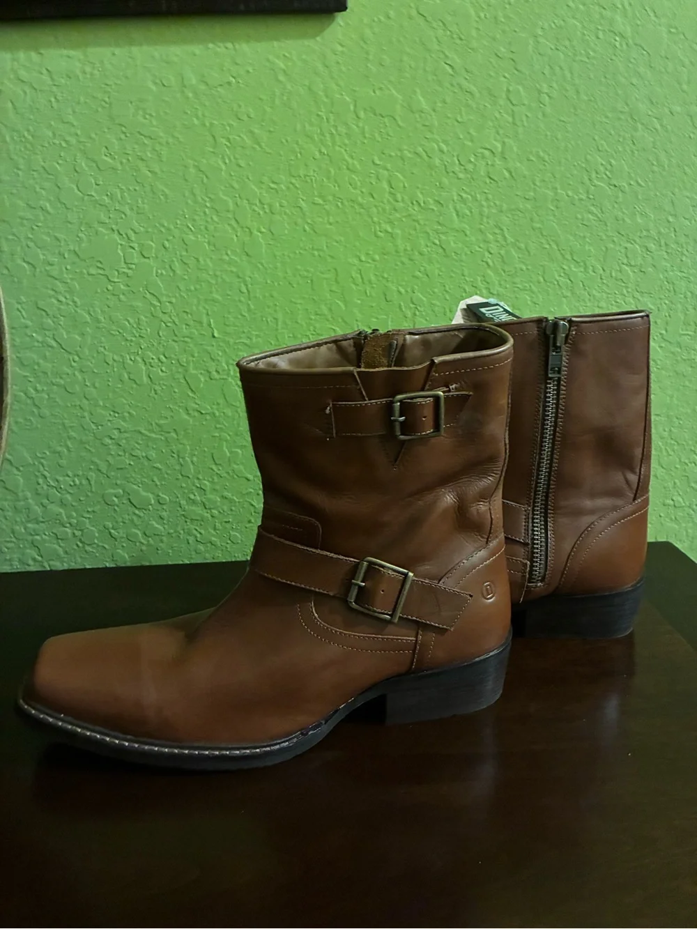 DINGO MEN  Hackett Motorcycle Boots LEATHER SIZE 10 D BNWT